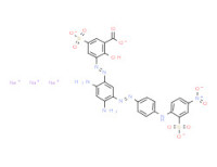 Trisodium 3-[[2,4-diamino-5-[[4-[(4-nitro-2-sulphonatophenyl)amino]phenyl]azo]phenyl]azo]-5-sulphonatosalicylate