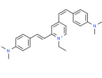 2,4-bis[2-[4-(dimethylamino)phenyl]vinyl]-1-ethylpyridinium iodide