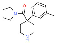 1-[[4-(m-tolyl)-4-piperidyl]carbonyl]pyrrolidine
