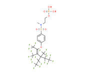 N-methyl-4-[[4,4,5,5,5-pentafluoro-3-(pentafluoroethyl)-1,2,3-tris(trifluoromethyl)pent-1-enyl]oxy]-N-[2-(phosphonooxy)ethyl]benzenesulphonamide
