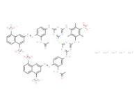 Pentasodium 3,3'-[(2,4,6-trimethyl-5-sulphonato-1,3-phenylene)bis[imino(6-chloro-1,3,5-triazine-4,2-diyl)imino[2-(acetylamino)-4,1-phenylene]azo]]bisnaphthalene-1,5-disulphonate