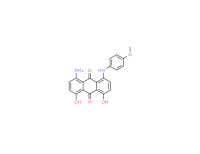 1-amino-4,5-dihydroxy-8-[(4-methoxyphenyl)amino]anthraquinone