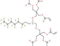 2-[[[[3-(acryloyloxy)-2,2-bis[(acryloyloxy)methyl]propoxy]methyl(3,3,4,4,5,5,6,6,7,7,8,8,8-tridecafluorooctyl)silyl]oxy]methyl]-2-[(acryloyloxy)methyl]propane-1,3-diyl diacrylate