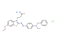 3-(3-amino-3-oxopropyl)-2-[[4-(benzylethylamino)phenyl]azo]-6-ethoxybenzothiazolium chloride