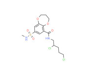 N-(2,5-dichloropentyl)-3,4-dihydro-8-(N-methylsulphamoyl)-2H-1,5-benzodioxepin-6-carboxamide