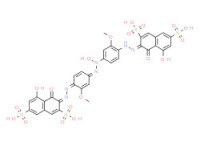 3,3'-[azoxybis[(2-methoxy-4,1-phenylene)azo]]bis[4,5-dihydroxynaphthalene-2,7-disulphonic] acid