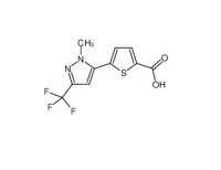 5-[2-methyl-5-(trifluoromethyl)pyrazol-3-yl]thiophene-2-carboxylic acid
