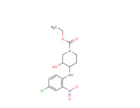 Ethyl cis-4-[(4-chloro-2-nitrophenyl)amino]-3-hydroxypiperidine-1-carboxylate