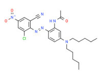 N-[2-[(2-chloro-6-cyano-4-nitrophenyl)azo]-5-(dipentylamino)phenyl]acetamide
