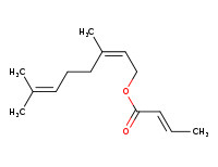 (,Z)-3,7-dimethyl-2,6-octadienyl 2-butenoate