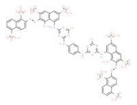 2,2'-[1,4-phenylenebis[imino(6-chloro-1,3,5-triazine-4,2-diyl)imino(8-hydroxy-3,6-disulphonaphthalene-1,7-diyl)azo]]bisnaphthalene-1,5-disulphonic acid