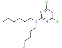 4,6-dichloro-N,N-dihexyl-1,3,5-triazin-2-amine