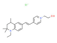 4-[2-(1-ethyl-1,2,3,4-tetrahydro-2,2,4-trimethyl-6-quinolyl)vinyl]-1-(2-hydroxyethyl)pyridinium chloride