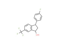 3-(4-fluorophenyl)-6-(trifluoromethyl)indan-1-ol
