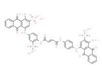 Trisodium 1-amino-4-[[4-[[4-[[4-[(4-amino-9,10-dihydro-9,10-dioxo-3-sulphonato-1-anthryl)amino]phenyl]amino]-1,4-dioxobut-2-enyl]amino]-3-sulphonatophenyl]amino]-9,10-dihydro-9,10-dioxoanthracene-2-sulphonate