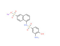 Sodium 5-[[(3-amino-4-hydroxyphenyl)sulphonyl]amino]naphthalene-2-sulphonate