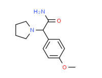 2-(4-methoxyphenyl)-2-pyrrolidin-1-ylacetamide