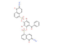 4-benzoyl-2,6-dibromo-1,3-phenylene bis(6-diazo-5,6-dihydro-5-oxonaphthalene-1-sulphonate)