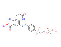 4-(propionylamino)-5-[[4-[[2-(sulphooxy)ethyl]sulphonyl]phenyl]azo]anthranilic acid, sodium salt