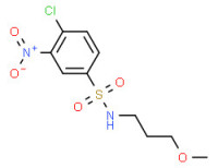 4-chloro-N-(3-methoxypropyl)-3-nitrobenzenesulphonamide