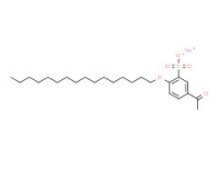 Sodium 5-acetyl-2-(hexadecyloxy)benzenesulphonate