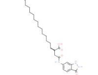 2-[2-[(2,3-dihydro-3-oxo-1H-indazol-6-yl)amino]-2-oxoethyl]icosenoic acid