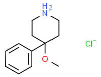 4-methoxy-4-phenylpiperidinium chloride