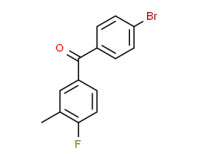 (4-bromophenyl)-(4-fluoro-3-methylphenyl)methanone