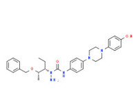 1-amino-3-[4-[4-(4-hydroxyphenyl)piperazin-1-yl]phenyl]-1-[(2S,3S)-2-methyl-1-phenoxypentan-3-yl]urea