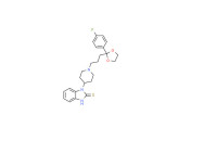 1-[1-[3-[1,3-dioxolan-2-yl-2-(4-fluorophenyl)]propyl]piperidin-4-yl]-1,3-dihydro-2H-benzimidazole-2-thione