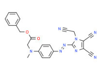 Benzyl N-[4-[[4,5-dicyano-1-(cyanomethyl)-1H-imidazol-2-yl]azo]phenyl]-N-methylglycinate