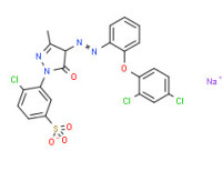 Sodium 4-chloro-3-[4-[[2-(2,4-dichlorophenoxy)phenyl]azo]-4,5-dihydro-3-methyl-5-oxo-1H-pyrazol-1-yl]benzenesulphonate