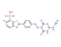 2-[4-[[2-(cyanoimino)hexahydro-4,6-dioxopyrimidin-5-yl]azo]phenyl]-6-methylbenzothiazole-7-sulphonic acid