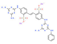 Disodium 5-[[4-amino-6-anilino-1,3,5-triazin-2-yl]amino]-2-[2-[4-[(4,6-diamino-1,3,5-triazin-2-yl)amino]-2-sulphonatophenyl]vinyl]benzenesulphonate
