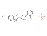 2-[1-(2-chlorophenyl)-4,5-dihydro-5-methyl-1H-pyrazol-3-yl]-1,3,3-trimethyl-3H-indolium hydrogen sulphate