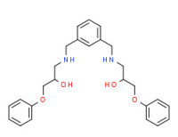 1,1'-[m-phenylenebis(methyleneimino)]bis[3-phenoxypropan-2-ol]