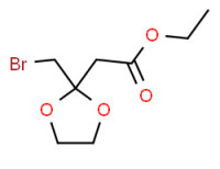Ethyl 2-(bromomethyl)-1,3-dioxolane-2-acetate