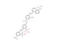 5-[[2-amino-4-[[4-[2-(4-nitro-2-sulphophenyl)vinyl]-3-sulphophenyl]azoxy]phenyl]azo]naphthalene-1-sulphonic acid