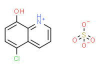 5-chloro-8-hydroxyquinolinium hydrogen sulphate