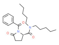 (S)-1-benzoyl-5-oxo-N,N-dipentylpyrrolidine-2-carboxamide