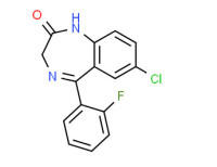 7-chloro-5-(2-fluorophenyl)-1,3-dihydro-1,4-benzodiazepin-2-one