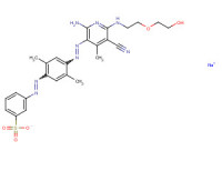 Sodium m-[[4-[[2-amino-5-cyano-6-[[2-(2-hydroxyethoxy)ethyl]amino]-4-methyl-3-pyridyl]azo]-2,5-xylyl]azo]benzenesulphonate