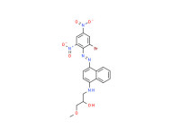 1-[[4-[(2-bromo-4,6-dinitrophenyl)azo]-1-naphthyl]amino]-3-methoxypropan-2-ol