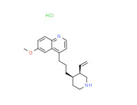 (3R-cis)-6-methoxy-4-[3-(3-vinyl-4-piperidyl)propyl]quinoline monohydrochloride