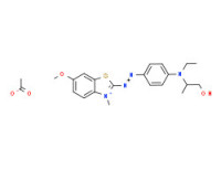 2-[[4-[ethyl(2-hydroxyisopropyl)amino]phenyl]azo]-6-methoxy-3-methylbenzothiazolium acetate