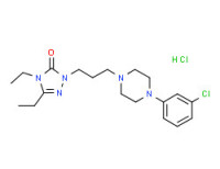 2-[3-[4-(3-chlorophenyl)piperazin-1-yl]propyl]-4,5-diethyl-2,4-dihydro-3H-1,2,4-triazol-3-one hydrochloride