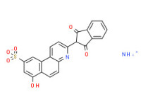 Ammonium 3-(2,3-dihydro-1,3-dioxo-1H-inden-2-yl)-7-hydroxybenzo[f]quinoline-9-sulphonate