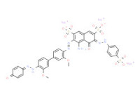 Trisodium 4-amino-5-hydroxy-3-[[4'-[(4-hydroxyphenyl)azo]-3,3'-dimethoxy[1,1'-biphenyl]-4-yl]azo]-6-[(4-sulphonatophenyl)azo]naphthalene-2,7-disulphonate