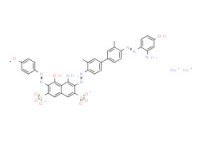 Disodium 4-amino-3-[[4'-[(2-amino-4-hydroxyphenyl)azo]-3,3'-dimethyl[1,1'-biphenyl]-4-yl]azo]-5-hydroxy-6-[(4-methoxyphenyl)azo]naphthalene-2,7-disulphonate
