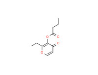 2-ethyl-4-oxo-4H-pyran-3-yl butyrate